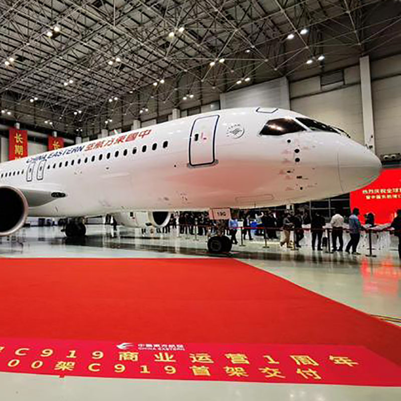 C919商业运营一周年，国产大飞机展翅翱翔